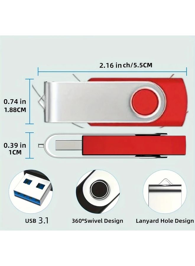 LansTen 64GB USB 3 1 Flash Drive Thumb Drive Pen Drive Memory Stick - Image 2